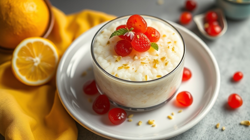 Coconut Cardamom Rice Pudding