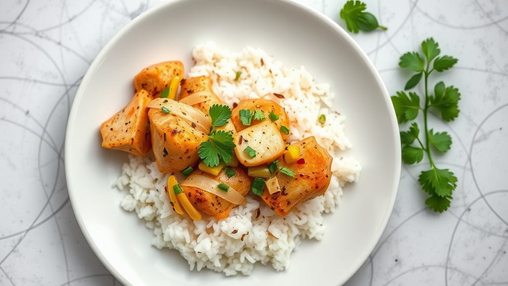 Coconut Chicken with Rice