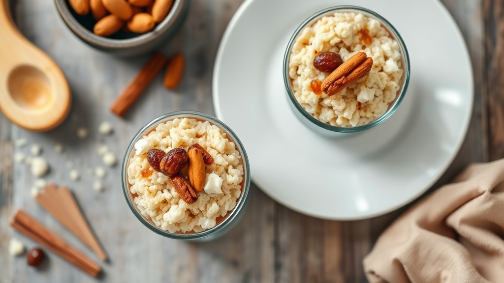 Coconut Cinnamon Raisin Brown Rice Pudding