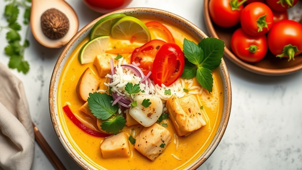 Coconut Curry Chicken Bowl