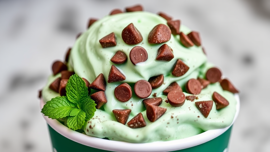 Cold Stone Creamery's Mint Mint Chocolate Chip (Copycat Recipe)