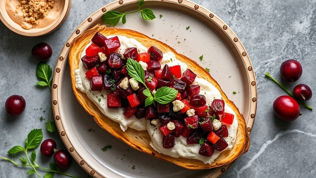 Cranberry Brie Bruschetta