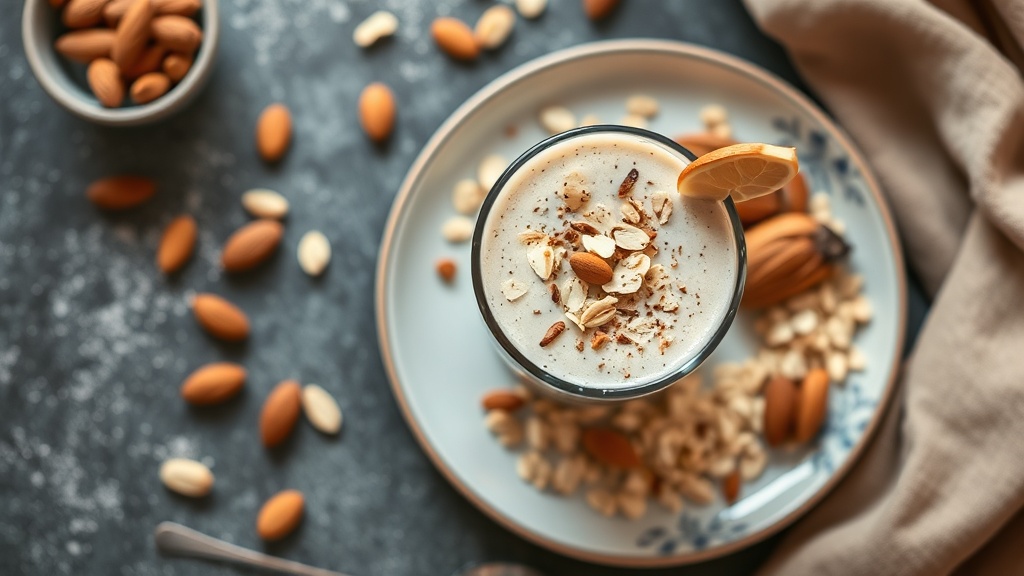 Creamy Almond Oat Smoothie