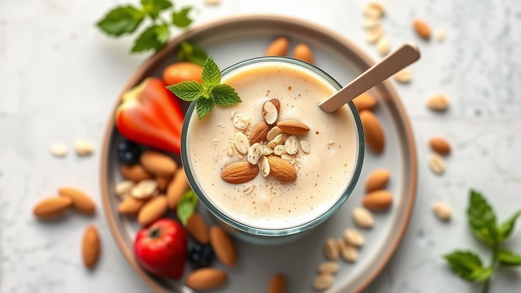 Creamy Almond-Oat Smoothie
