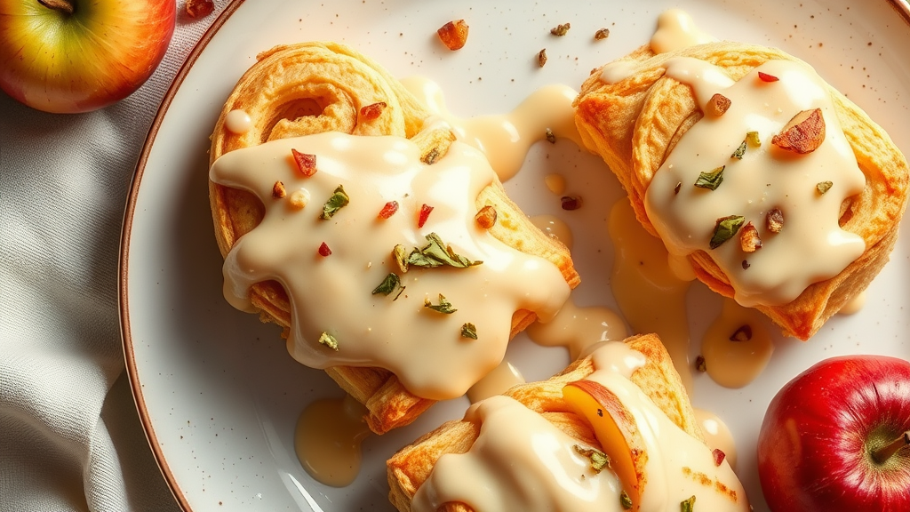 Creamy Apple Crescent Rolls