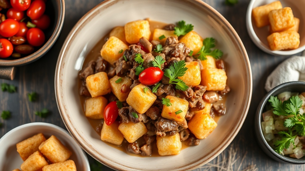 Creamy Beef and Tater Tot Casserole