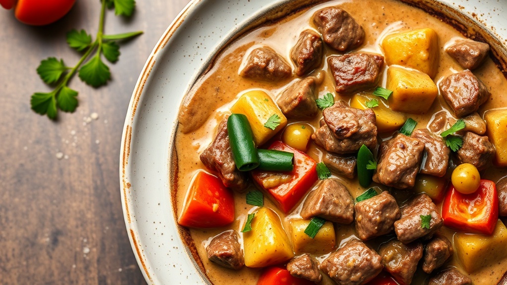 Creamy Beef and Vegetable Skillet
