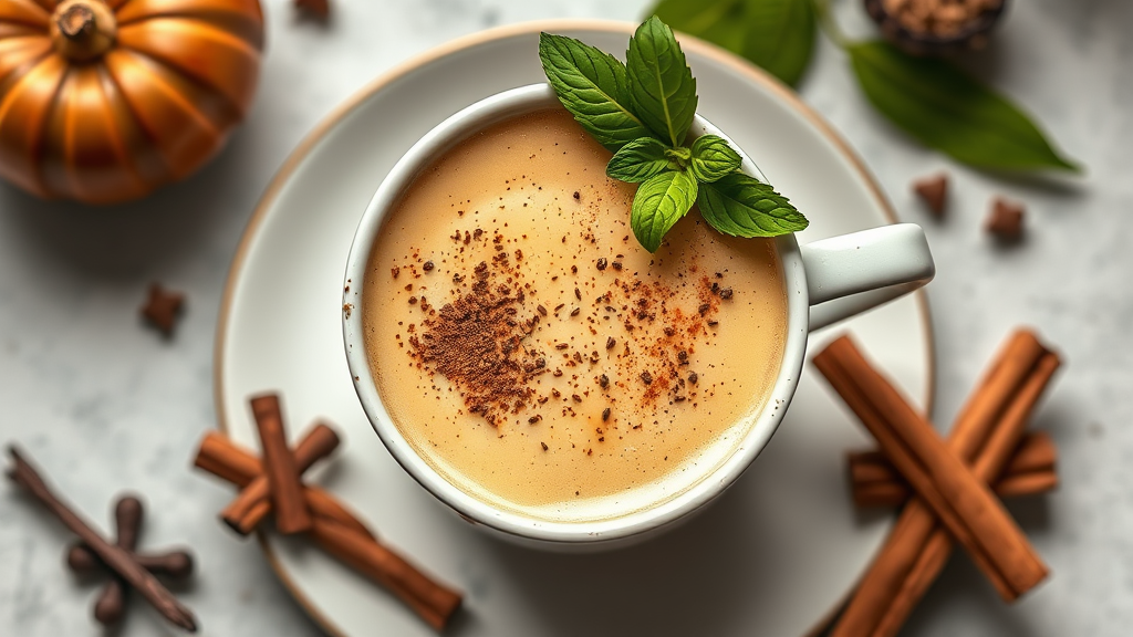 Creamy Bulletproof Keto Coffee with Vanilla and Cinnamon