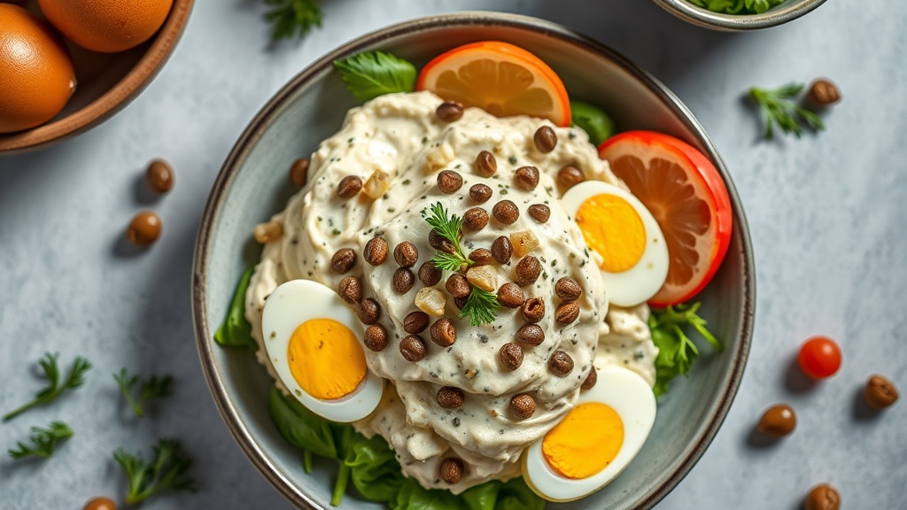 Creamy Capers and Egg Salad Spread