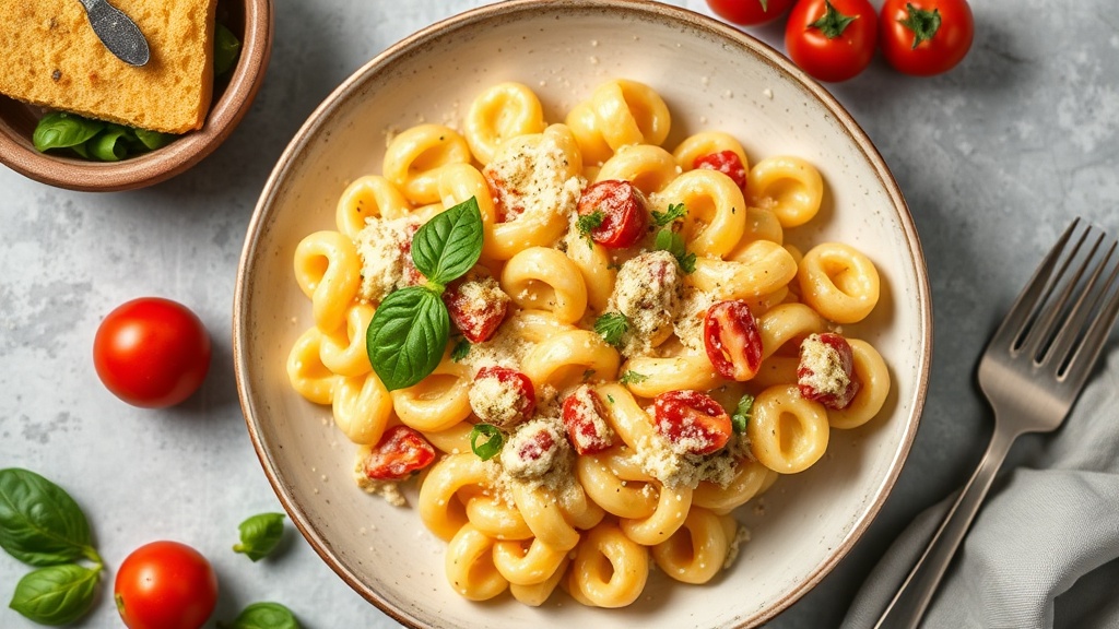 Creamy Cheesy Cavatappi Bake