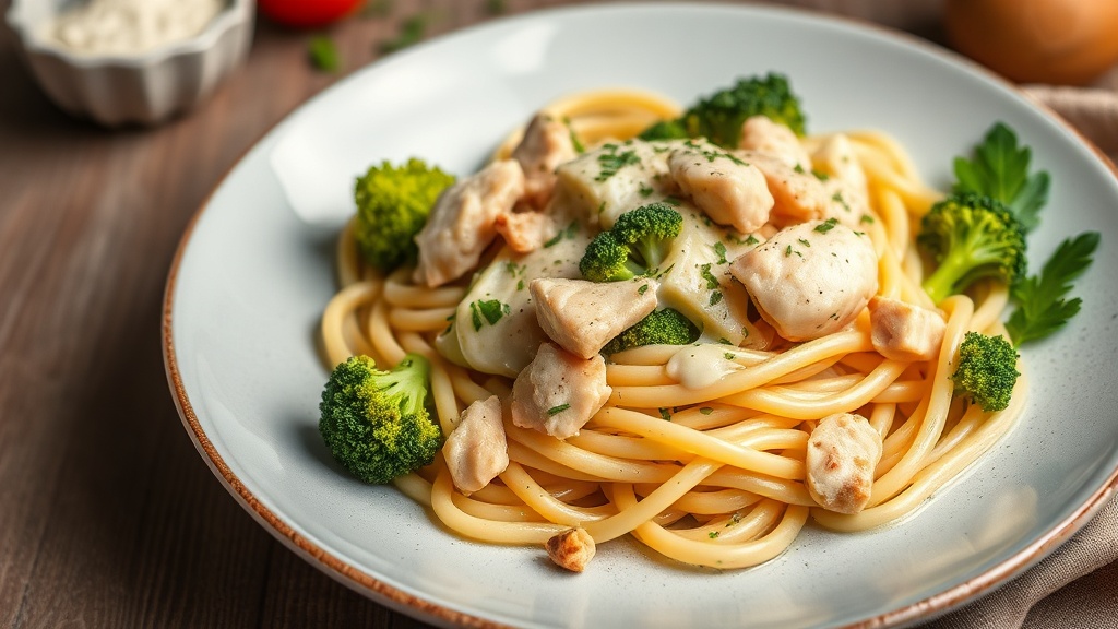 Creamy Chicken and Broccoli Pasta
