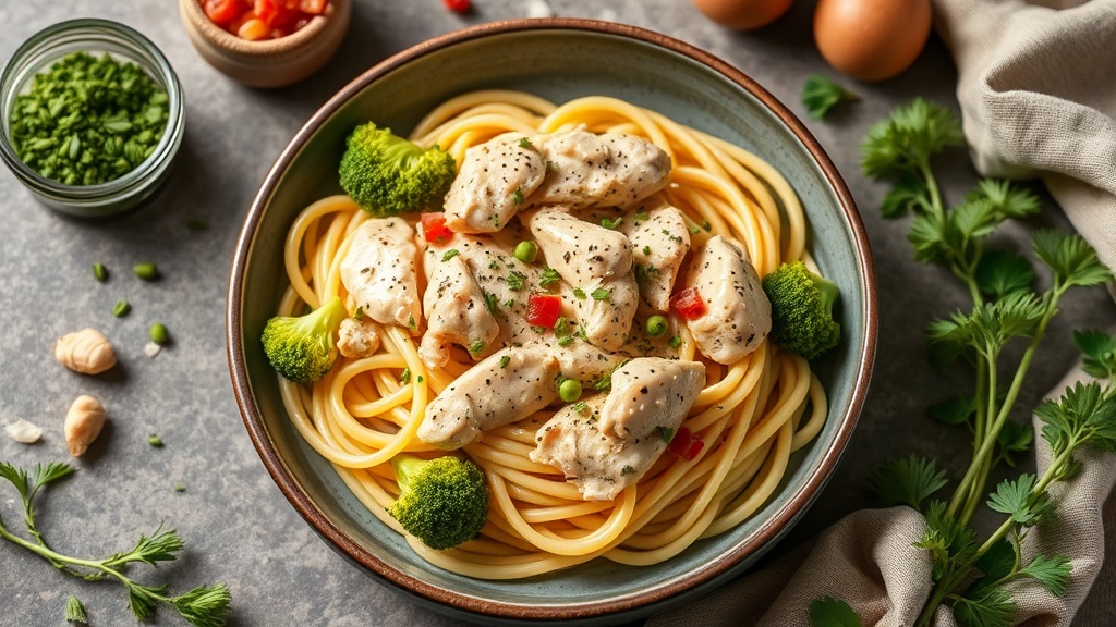 Creamy Chicken and Broccoli Pasta