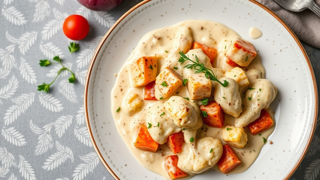 Creamy Chicken and Cauliflower Bake