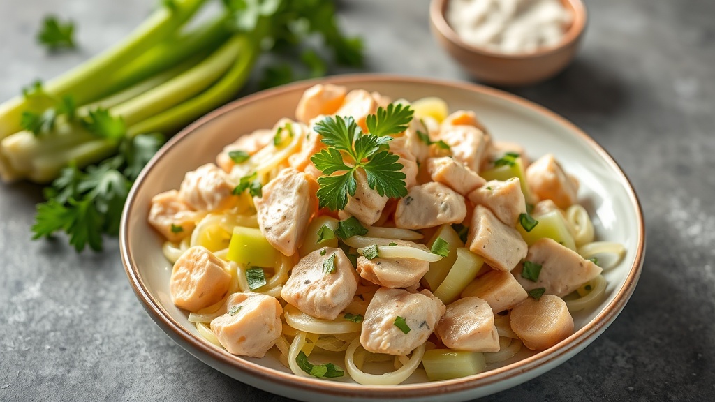 Creamy Chicken and Celery Salad