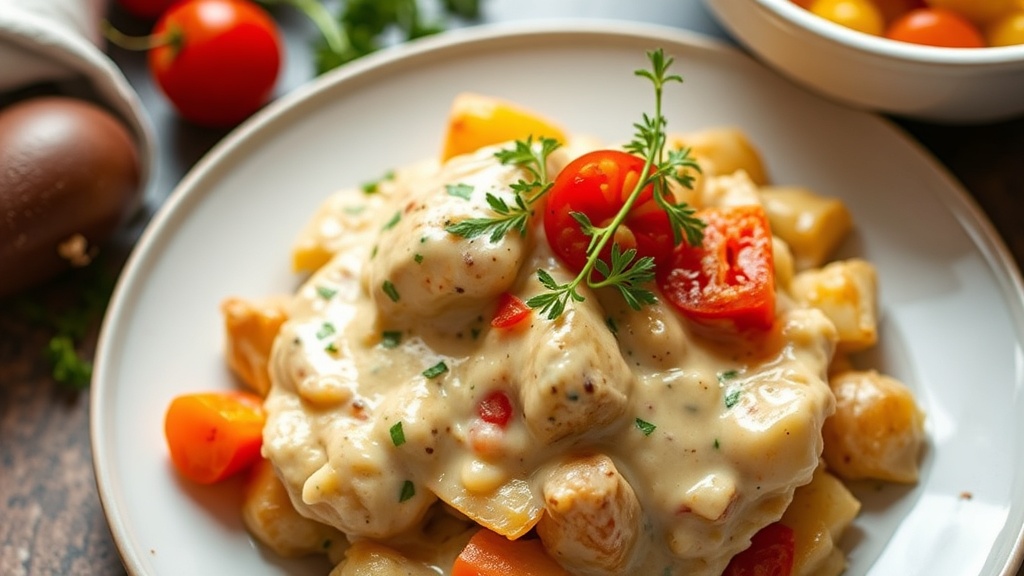 Creamy Chicken and Potato Bake