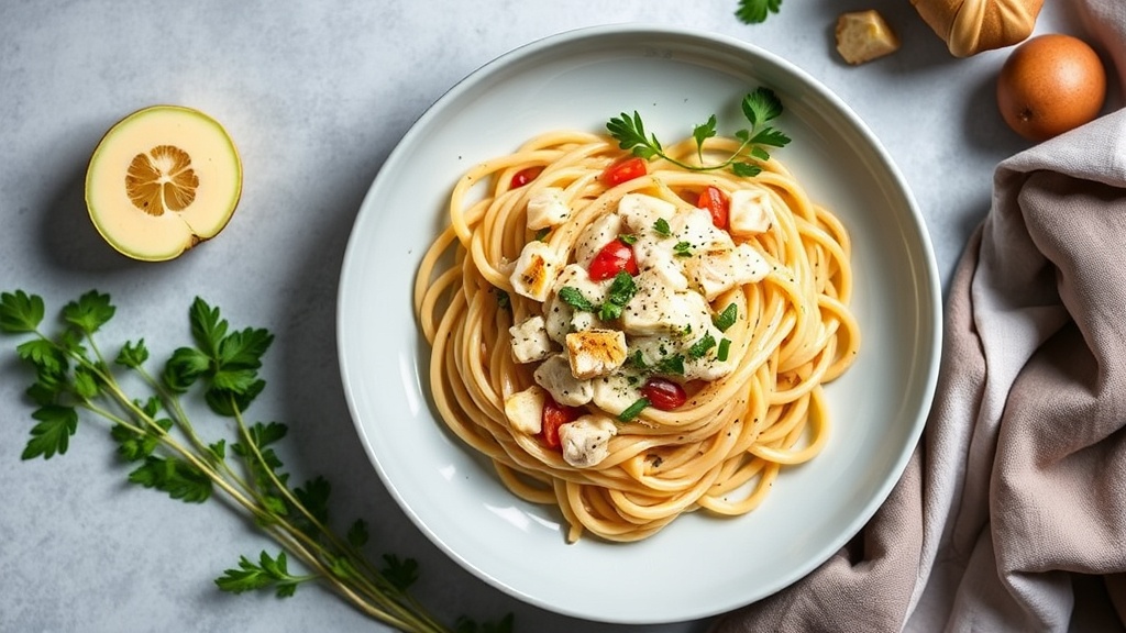 Creamy Chicken Artichoke Pasta