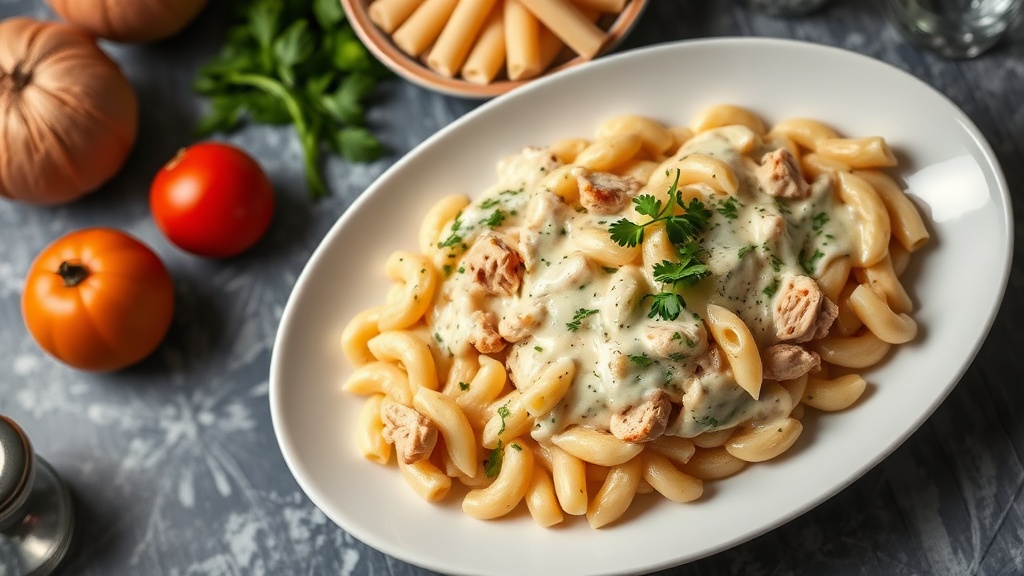 Creamy Chicken Macaroni Bake