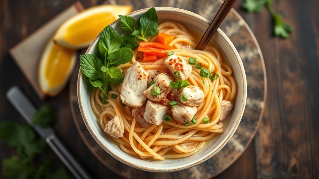 Creamy Chicken Noodle Bowl