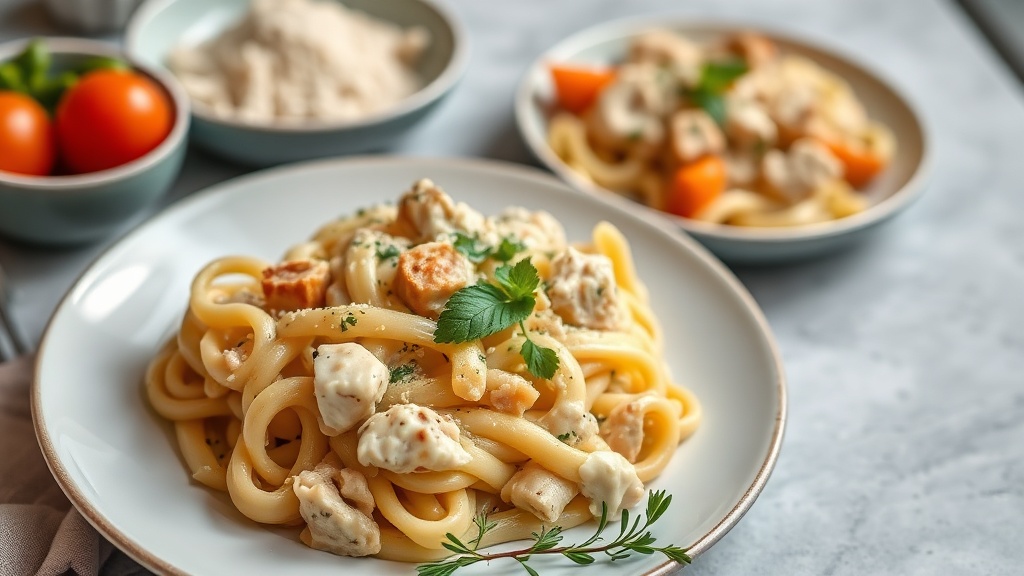 Creamy Chicken Pasta Bake