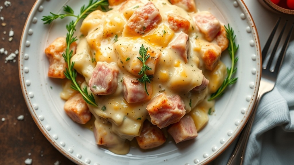 Creamy Ham and Potato Casserole