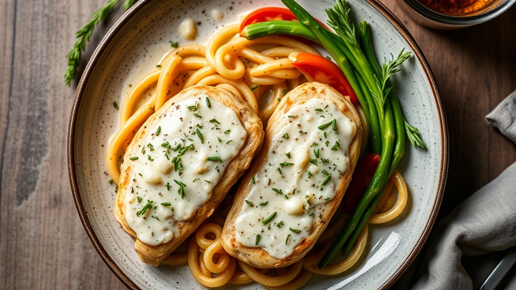 Creamy Herb Chicken with Parmesan (Paleo Recipe)