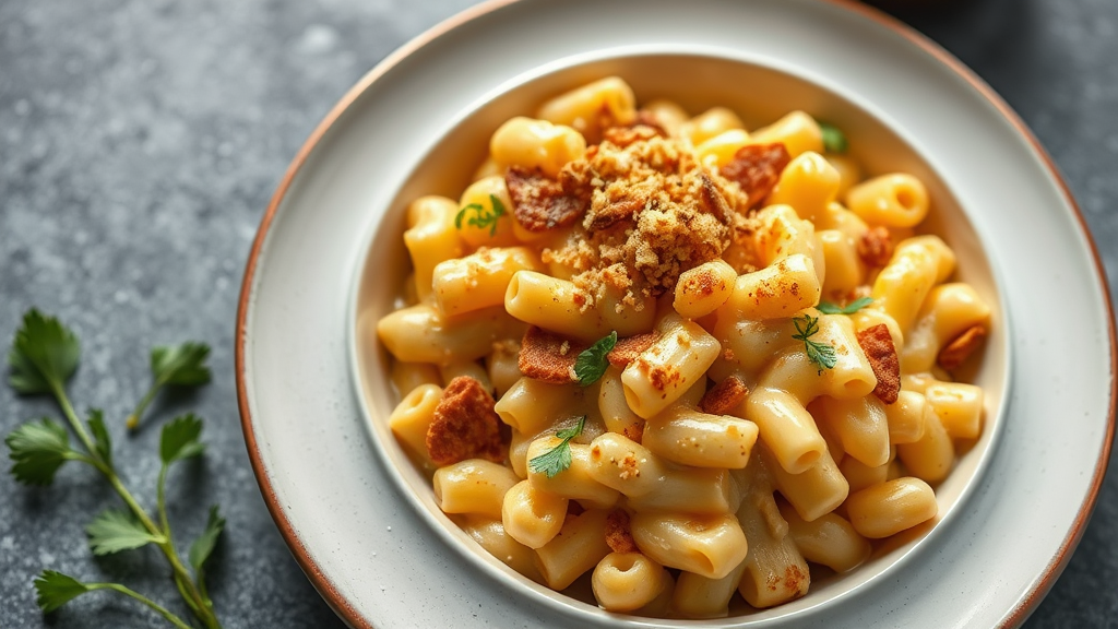 Creamy Macaroni & Cheese with a Crunchy Topping