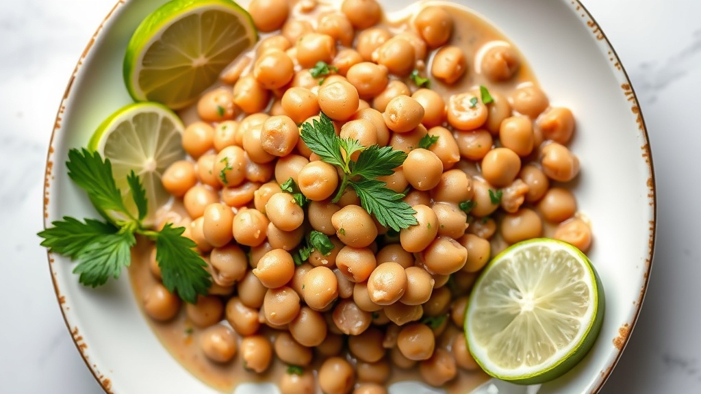 Creamy Pinto Beans with Garlic and Lime