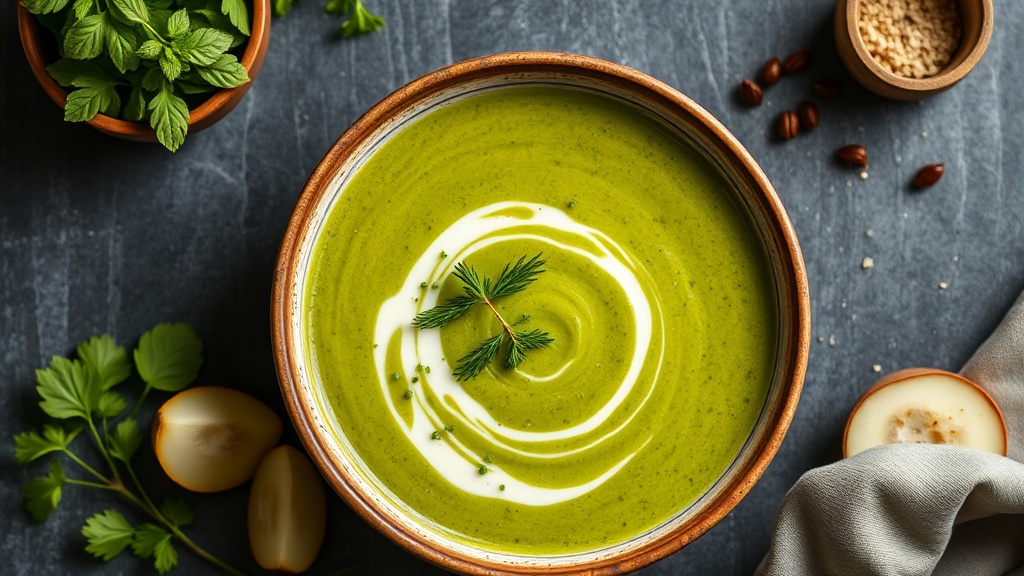 Creamy Puréed Green Soup
