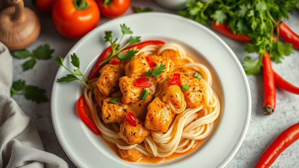 Creamy Red Pepper Chicken