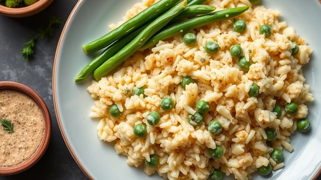 Creamy Rice and Green Bean Casserole