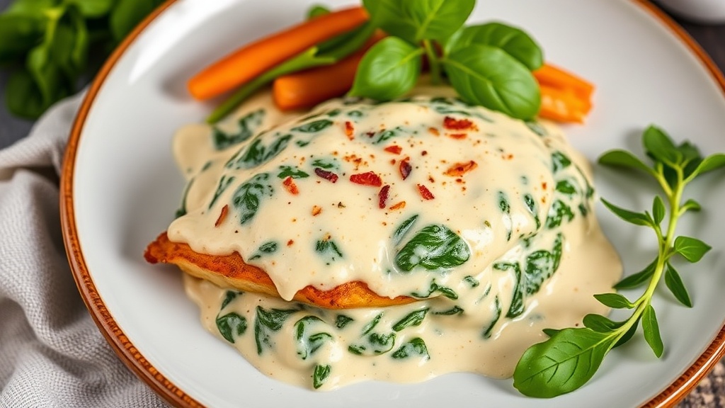 Creamy Spinach & Chicken Bake