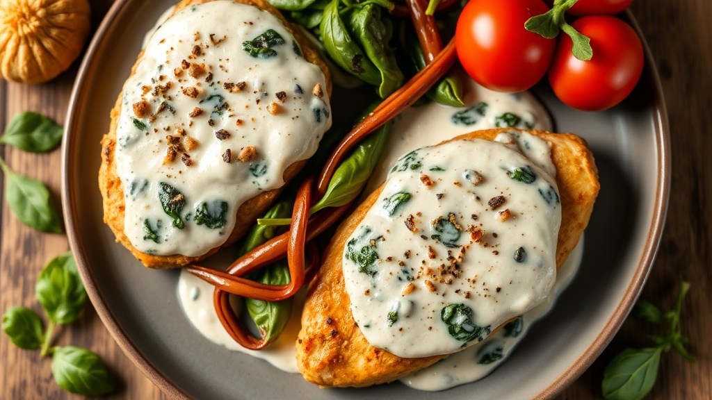 Creamy Spinach and Parmesan Chicken