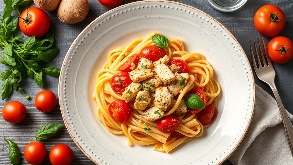 Creamy Tomato Chicken Pasta
