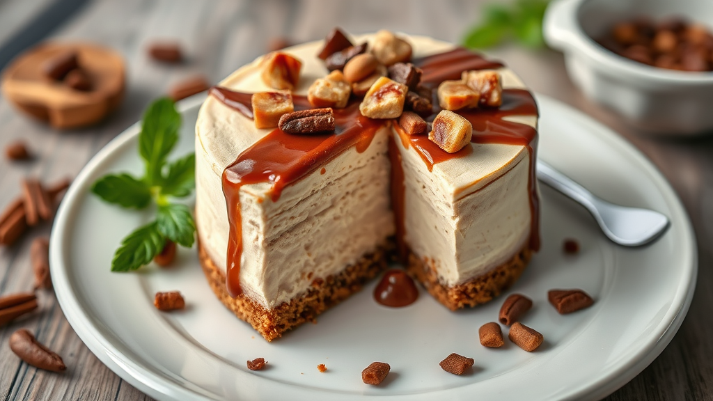 Creamy Turtle Cheesecake