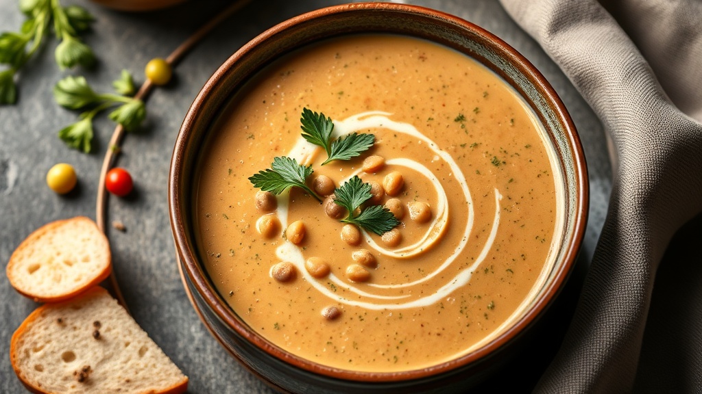Creamy Vegan Split Pea Soup