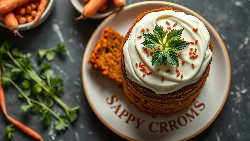 Creative Carrot Cake with Spiced Cream Cheese Frosting