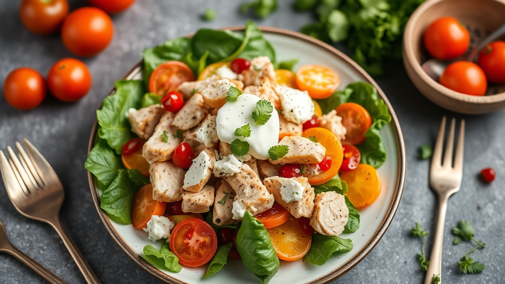 Creative Chicken Salad with Cottage Cheese