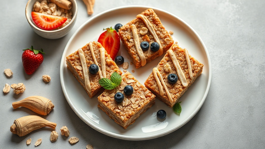 Creative Oat Cereal Snack Bars