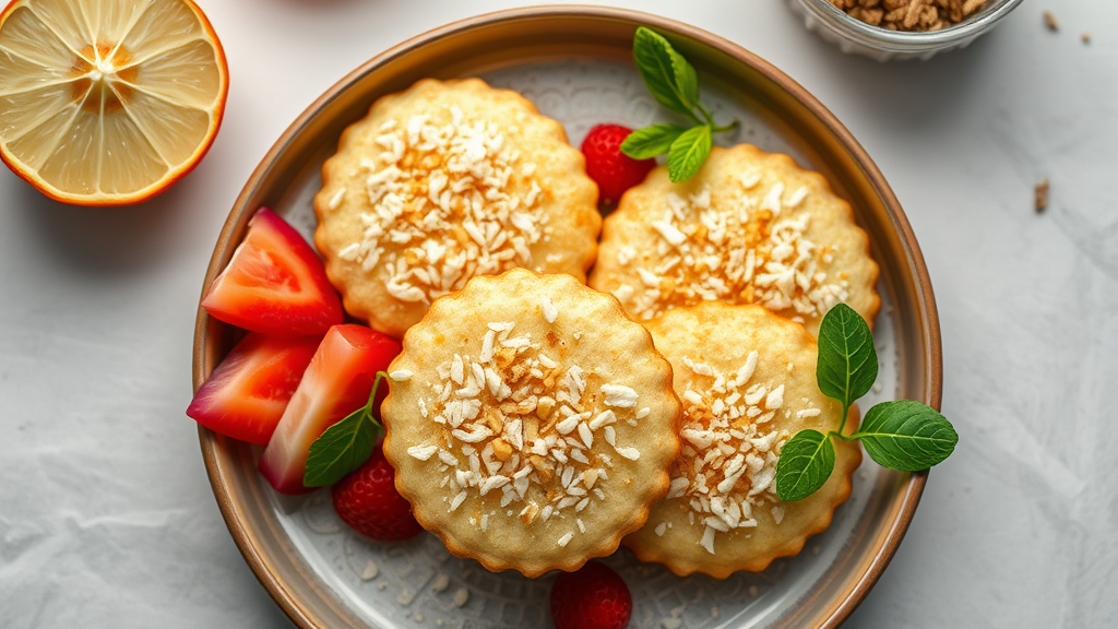 Crisp Coconut Biscuits