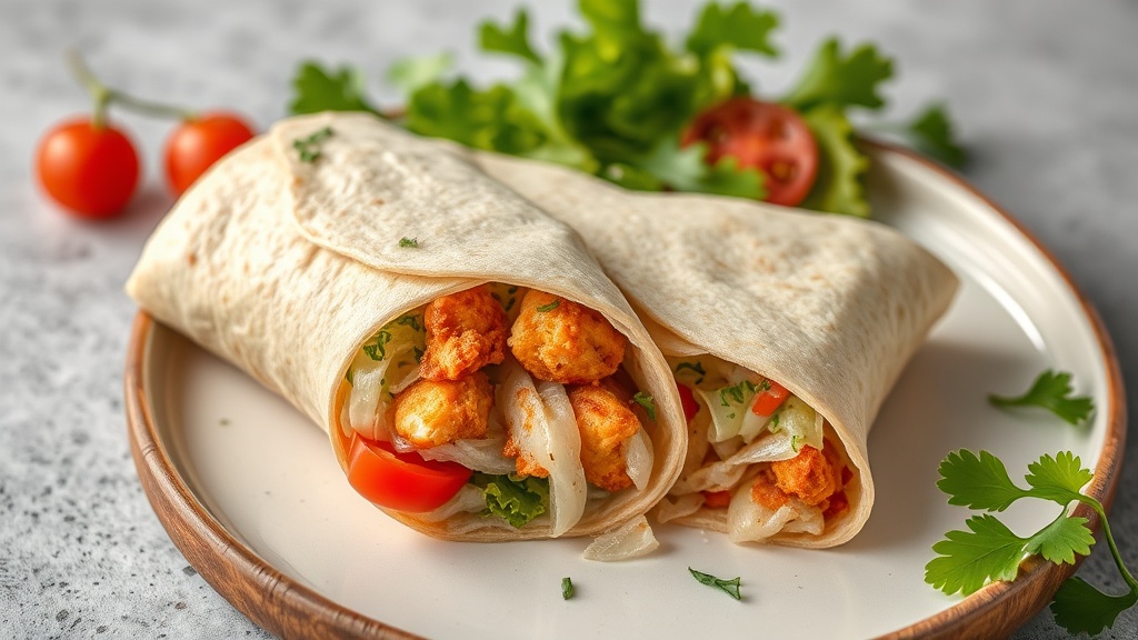 Crispy Chicken Caesar Wrap