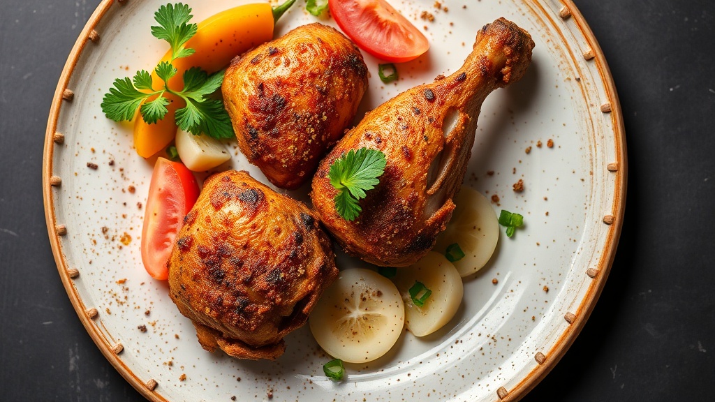 Crispy Spiced Broast Chicken