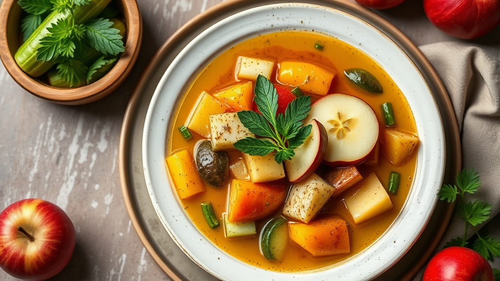 Cucumber and Apple Stew