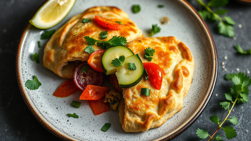 Cucumber BBQ Calzone