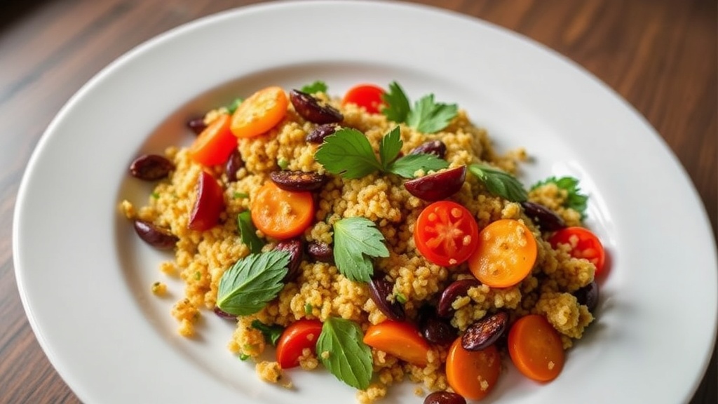 Cumin-Spiced Quinoa and Roasted Vegetable Salad