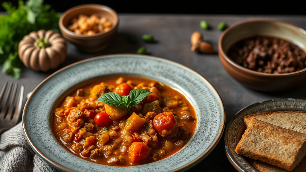 Curried Lentil and Tomato Stew with Marsala Graham