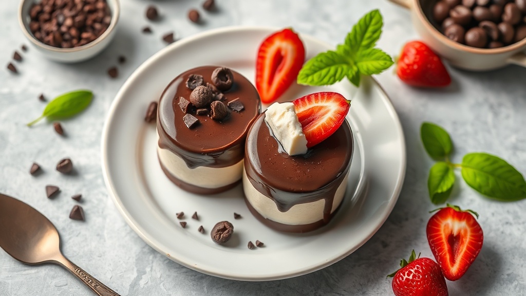 Dark Chocolate Cream Cheese Mousse