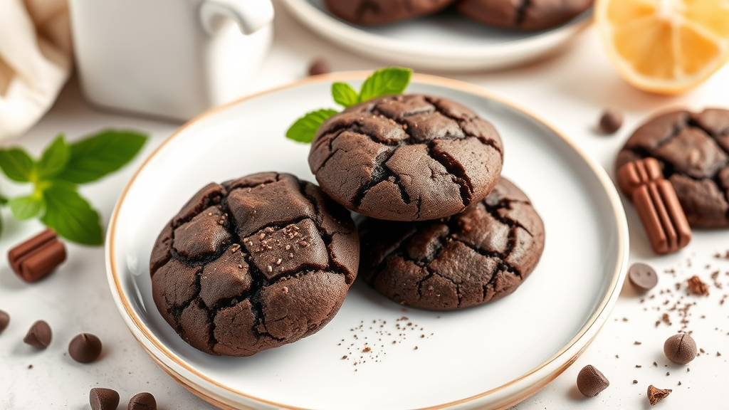 Dark Chocolate Espresso Cookies