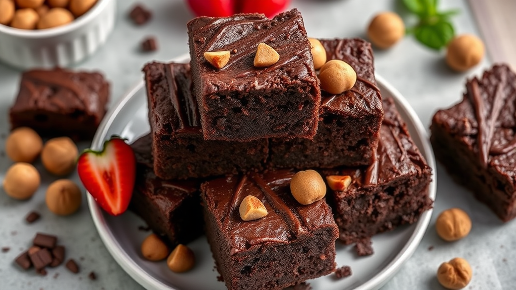 Decadent Chocolate Hazelnut Brownies