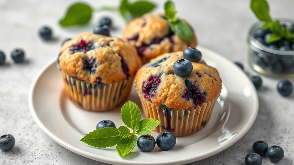 Delicious Blueberry Muffins