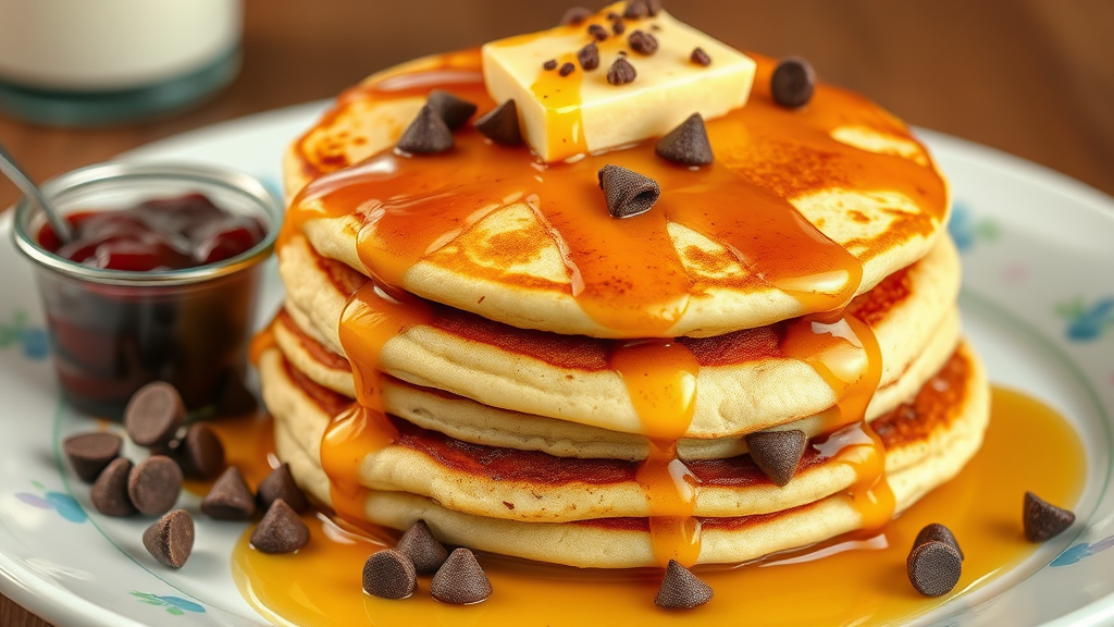 Denny's Chocolate Chip Pancakes (Copycat Recipe)